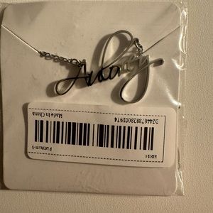 Aubrey name necklace
